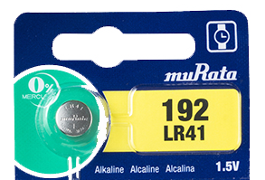 ΜΠΑΤΑΡΙΑ MURATA 1.5v LR41 (τιμή τεμαχίου)