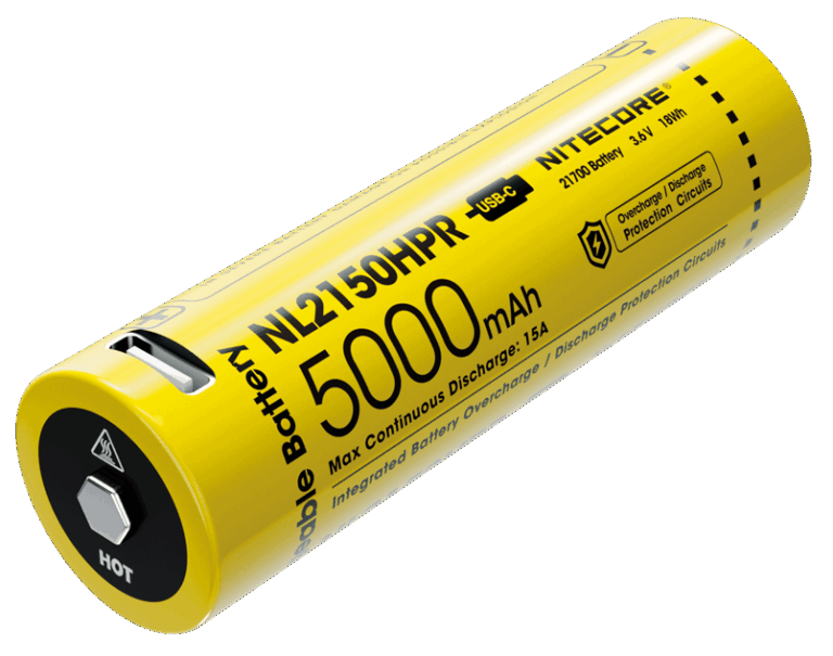 ΜΠΑΤΑΡΙΑ NITECORE 21700 / 5000mAh / HPR (τιμή τεμαχίου)