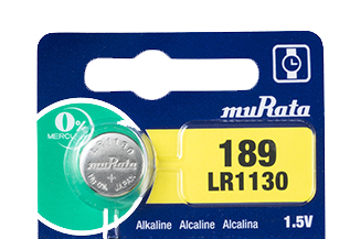 ΜΠΑΤΑΡΙΑ MURATA 1.5v LR1130/390 (Καρτέλα 5τεμ. / Τιμή τεμαχίου)