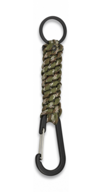 ΜΠΡΕΛΟΚ Albainox Snap hook with paracord and ring. CAMO, 33947-CP