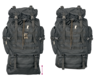 Σακίδιο πλάτης BARBARIC, Backpack. Black, 60 lt, 34936-NE