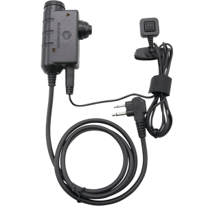 Διακόπτης PTT για Ωτοασπίδες EARMOR, Motorola, YAESU FT-4x, Διπλό βύσμα, Standard