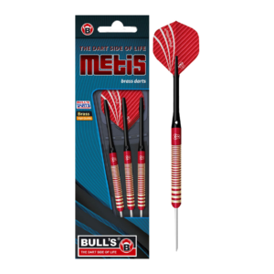 ΒΕΛΑΚΙΑ DART BULL'S, Steel Darts, Metis, Red, 21g