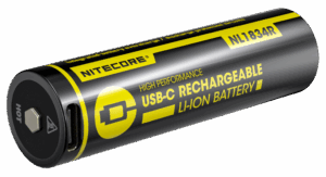 ΜΠΑΤΑΡΙΑ NITECORE 18650 / 3400mAh / USB-C (τιμή τεμαχίου)