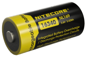 ΜΠΑΤΑΡΙΑ NITECORE 16340 / 950mAh / NL169 (τιμή τεμαχίου)