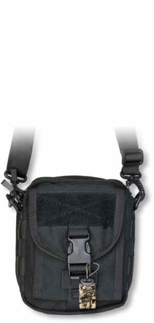 Τσαντάκι ώμου Barbaric Tactical, Molle, Black, 34895-ΝΕ