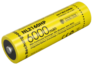 ΜΠΑΤΑΡΙΑ NITECORE 21700 / 6000mAh / HP (τιμή τεμαχίου)