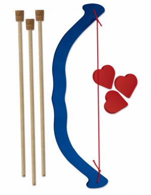 ΤΟΞΟ ΞΥΛΙΝΟ TOLE10 Blue wooden bow, 45cm, 49007