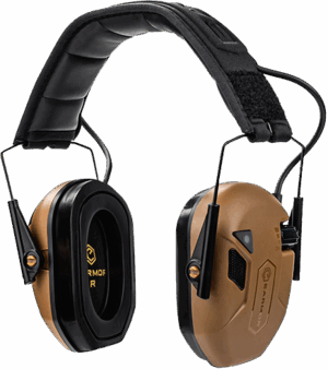 Ωτοασπίδες Ηλεκτρονικές EARMOR M300T-CB, Καφέ
