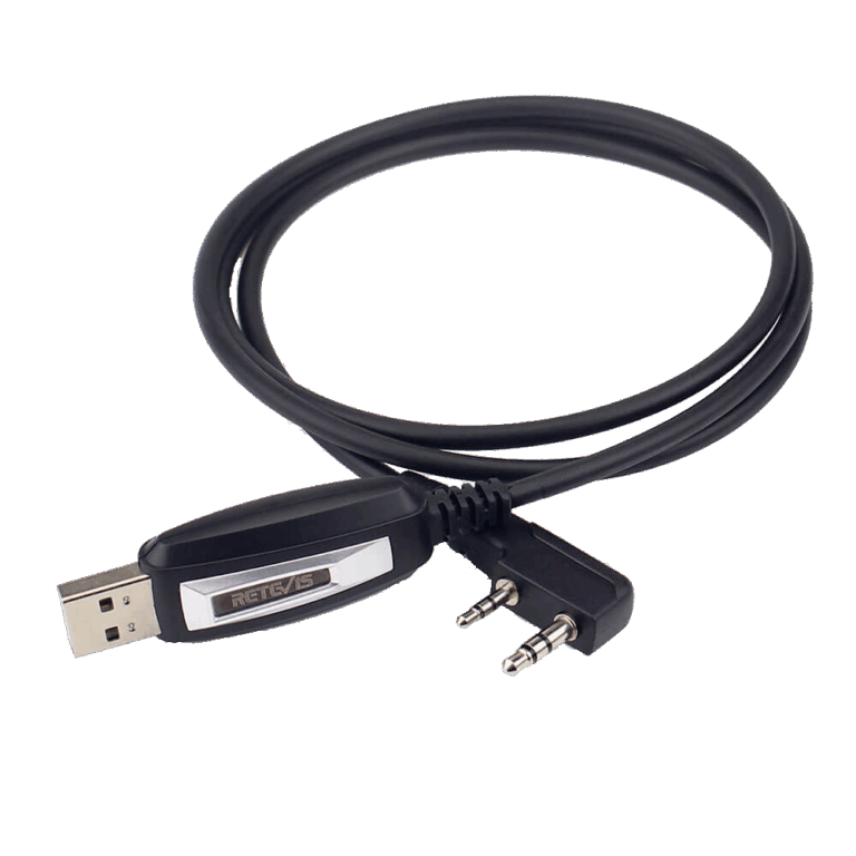 Καλώδιο RETEVIS USB σε 2 pin C9018A για προγραμματισμό πομποδεκτών, 1m