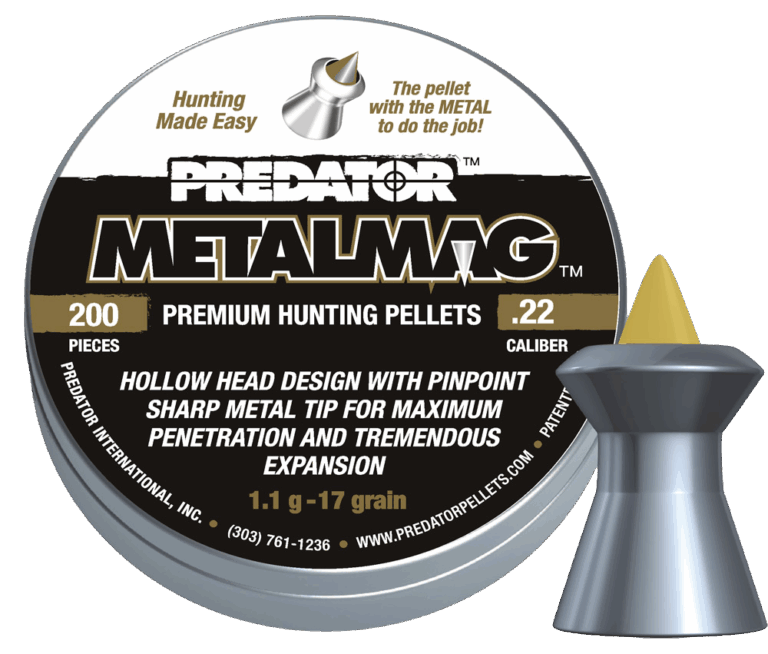 ΒΛΗΜΑΤΑ MetalMag-PREDATOR 5,5mm / 200pcs