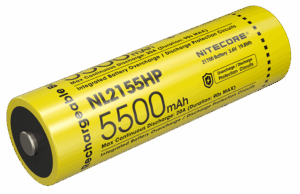 ΜΠΑΤΑΡΙΑ NITECORE 21700 / 5500mAh (τιμή τεμαχίου), NL2155HP
