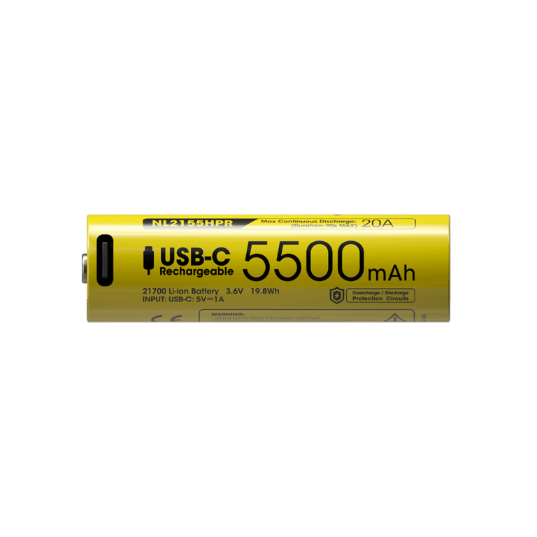 ΜΠΑΤΑΡΙΑ NITECORE 21700 / 5500mAh (τιμή τεμαχίου), NL2155HPR - Image 2