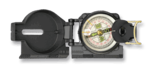 ΠΥΞΙΔΑ ALBAINOX, Oil filled military metal compass. Black, 33105