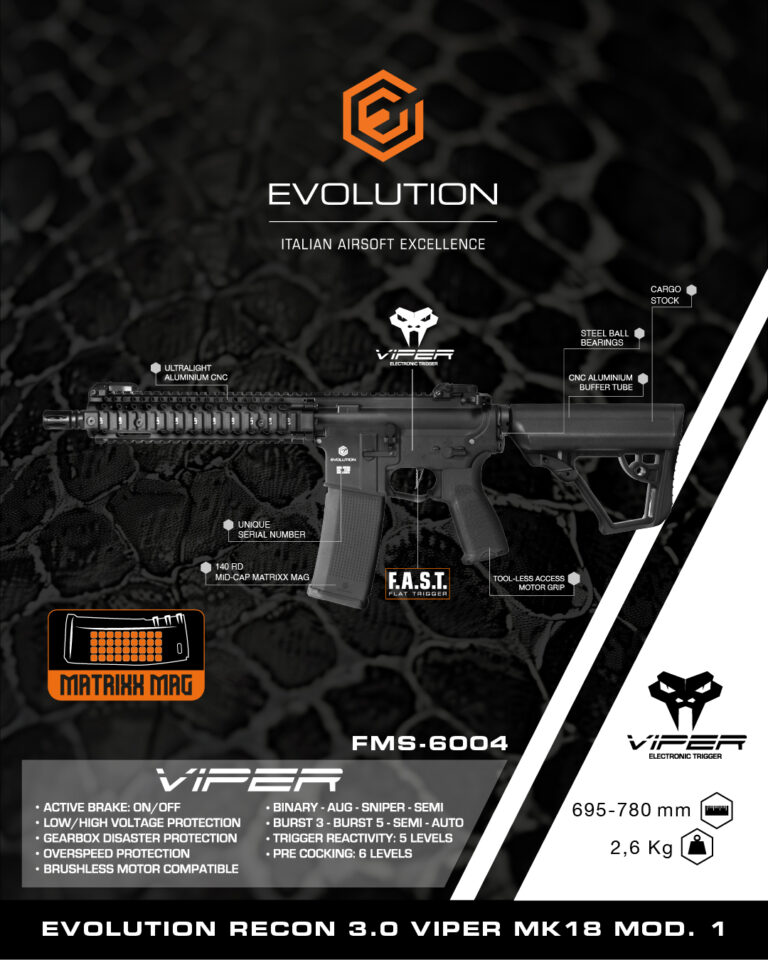 ΟΠΛΟ SOFT Evolution Recon 3.0 Viper MK18 Mod. 1, FMS-6004 - Image 14