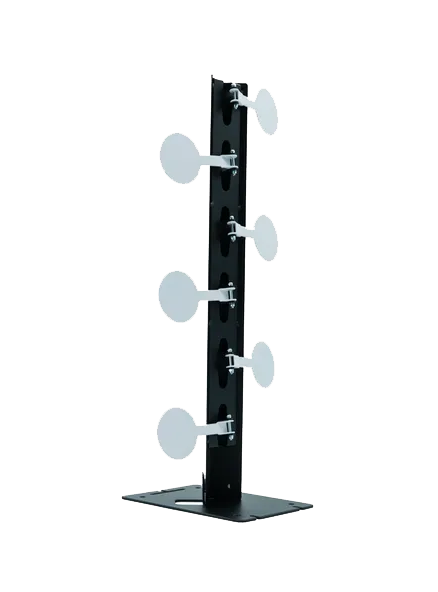 ΣΤΟΧΟΣ με ΣΤΗΡΙΓΜΑ, Standing post target, 6-target flip challenge