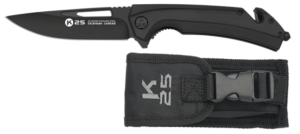 Σουγιάς K25 tactical penknife. Black G10, 25236