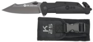 Σουγιάς K25 rubber pocket knife. Titanium coated, 25241