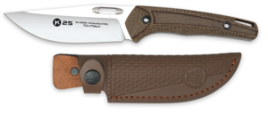 ΜΑΧΑΙΡΙ K25 caramel micarta knife. Blade 11 cm, 32820