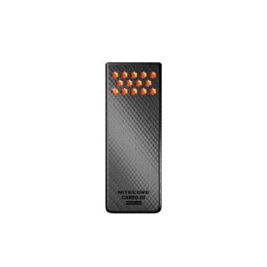 POWER BANK NITECORE CARBO 20, Carbon Fiber, Fast Charge, 65W MAX, ORANGE