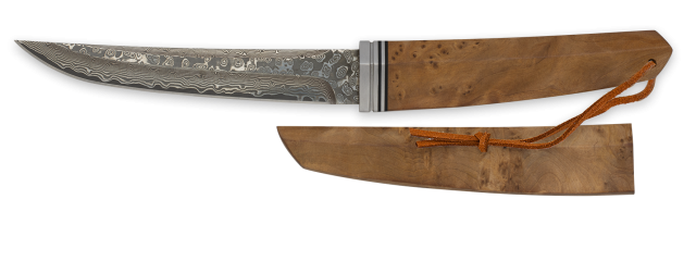 ΜΑΧΑΙΡΙ ALBAINOX Tanto knife. Root wood. Damask. Bl 12.8cm, 32832
