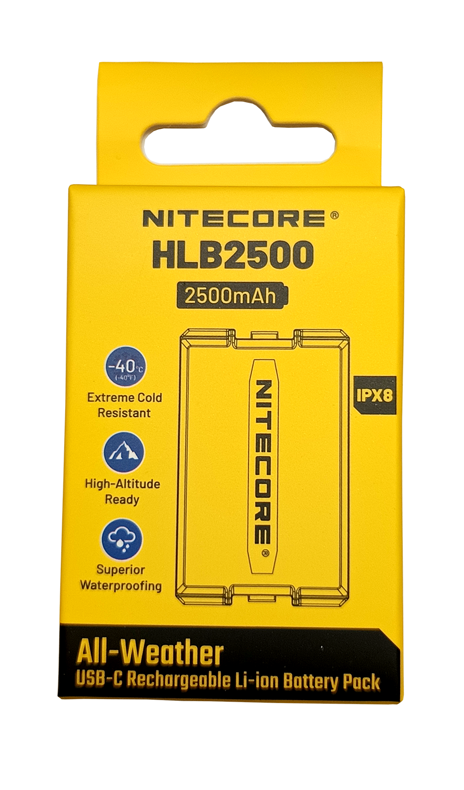 ΜΠΑΤΑΡΙΑ NITECORE HLB2500 για HA29 UHE, HA27 UHE (τιμή τεμαχίου)