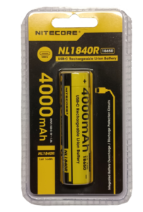ΜΠΑΤΑΡΙΑ NITECORE 18650 / 4000mAh (τιμή τεμαχίου), NL1840R