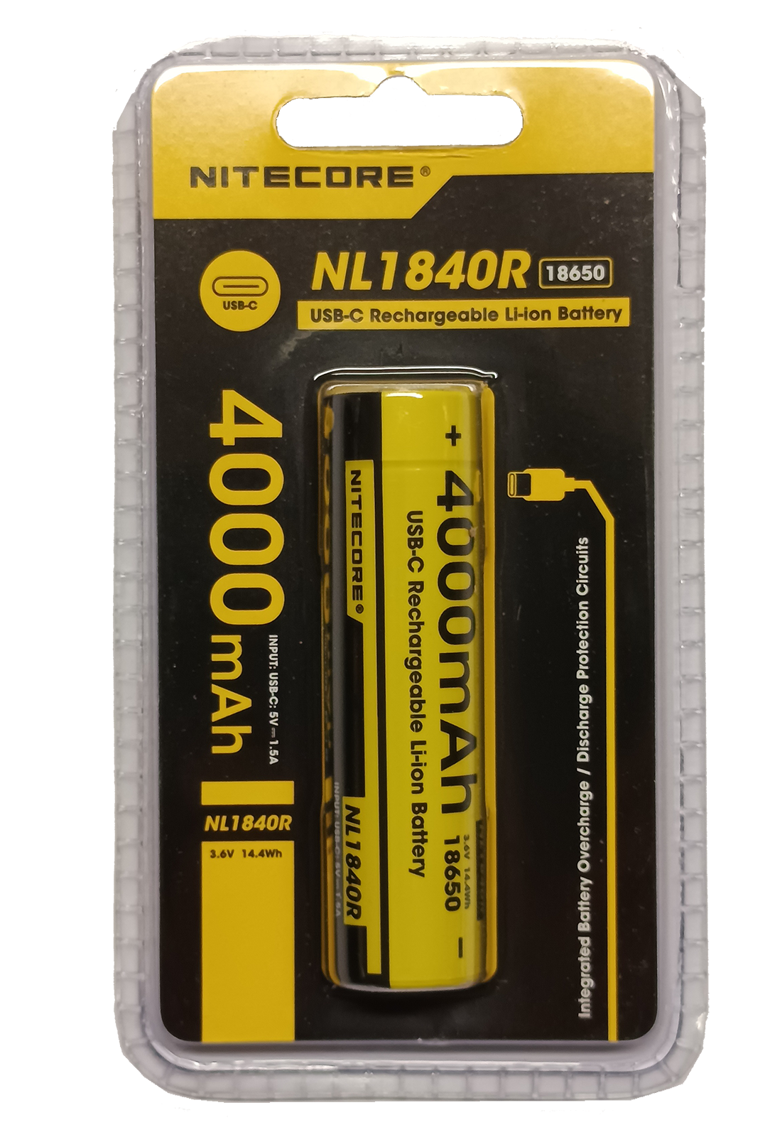 ΜΠΑΤΑΡΙΑ NITECORE 18650 / 4000mAh (τιμή τεμαχίου), NL1840R