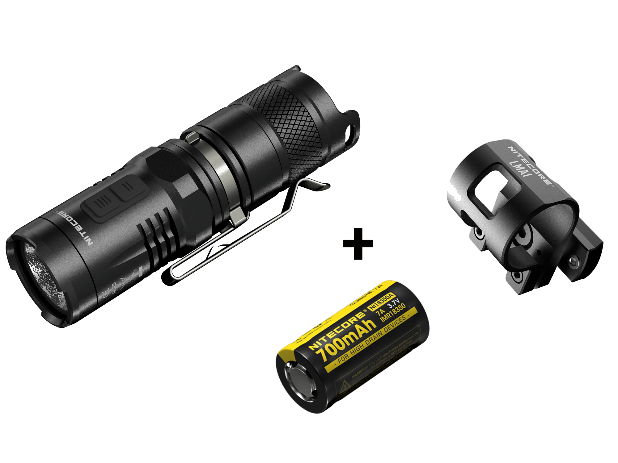 ΦΑΚΟΣ LED NITECORE MULTI TASK MT10C+LMA1+IMR18350A