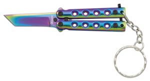 ΣΟΥΓΙΑΣ ALBAINOX, BT, Key-ring balisong. Colourful. 4 cm, 02246