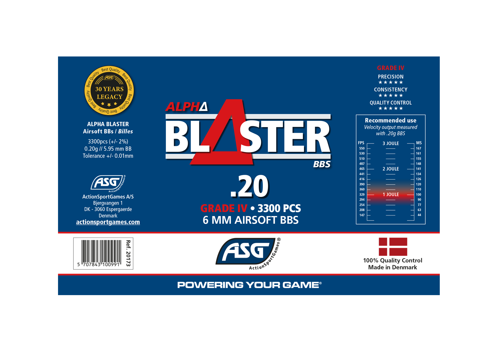 ΜΠΙΛΙΕΣ SOFT ALPHA Blaster 0.20g / 3300pcs - Image 3